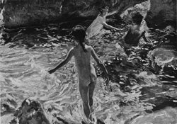 In the Metropolitan Museum of Art.

The Bath—JÃ¡vea

From a painting by Sorolla