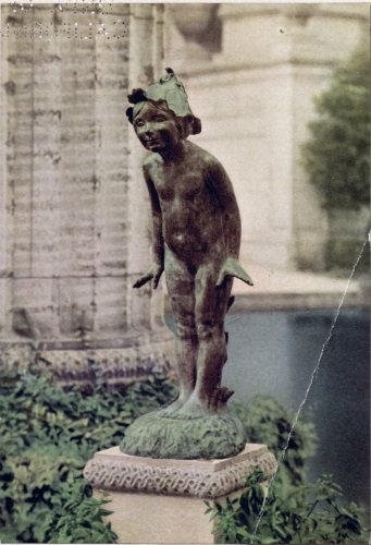 The dear little thing reminded us of spring rain, and
morning sunshine, and nooks in the woods where the first violets grow.
She is called “Wild Flower.”