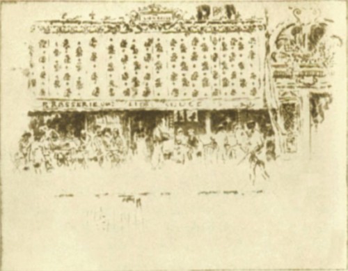 Etching by Joseph Pennell
THE HALF HOUR BEFORE DINNER