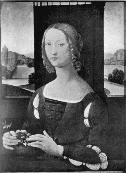 Alinari

Catenna Sforza

Castle of ForlÃ¬ in Background

By Palmezzani