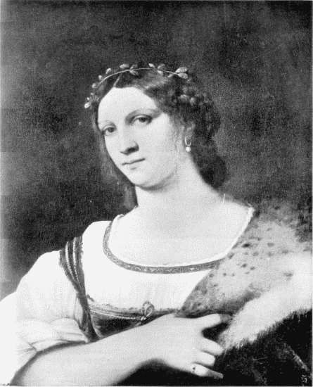 Alinari Unknown Lady (probably Imperia), by Sebastian
del Piombo Uffizi