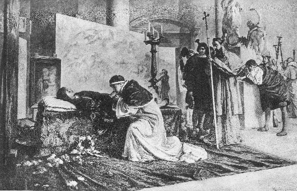 Pope Leo X. at Raphael's Bier

From the painting by Pietro Michis. Permission of Franz Hanfstaengl