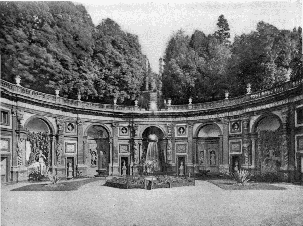 Alinari

Villa Aldobrandini, Frascati. The Grand Cascade and Fountain of Atlas