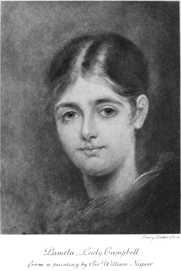 Pamela, Lady Campbell
from a painting by Sir William Napier