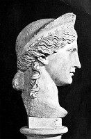 BUST OF HERA
(JUNO) -- Ludovisi Villa, Rome -- D. Anderson, Photo. John Andrew &
Son, Sc.