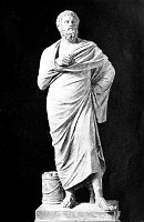 SOPHOCLES --
Lateran Museum, Rome -- D. Anderson, Photo. John Andrew & Son, Sc.