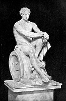 ARES SEATED
-- Ludovisi Villa, Rome -- D. Anderson, Photo. John Andrew & Son, Sc.