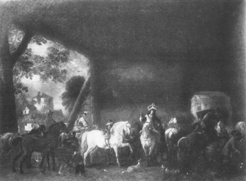 P. WOUWERMANS
The Arrival at the Inn