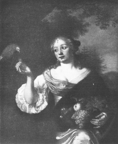 A. DE VOIS
Lady and Parrot