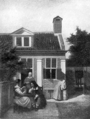 P. DE HOOCH
 The Country House