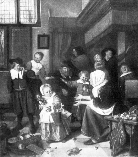 JAN STEEN
 Eve of St. Nicholas