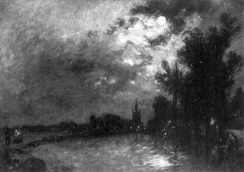 JONGKIND
View of Overschie in Moonlight
