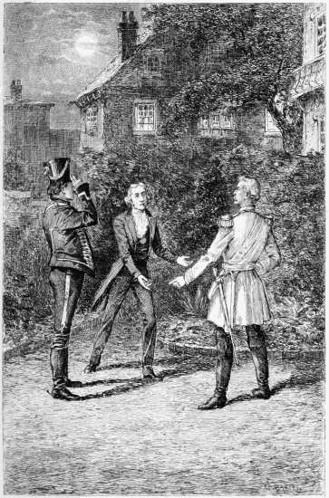 "'Monseigneur, listen to me.'"

Original etching by Adrian Marcel.