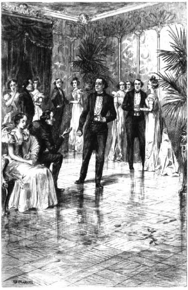 "'Enough, monsieur, enough.'"
Original etching by Adrian Marcel.