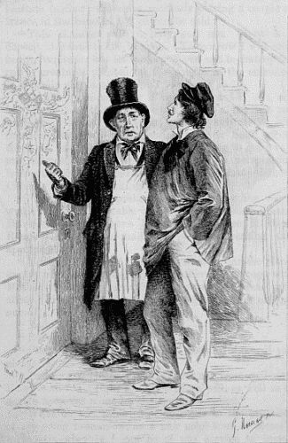 "'This, I Suppose, Is the Work of M. Cabrion'"
Etching by Mercier, after the drawing by Frank T. Merrill