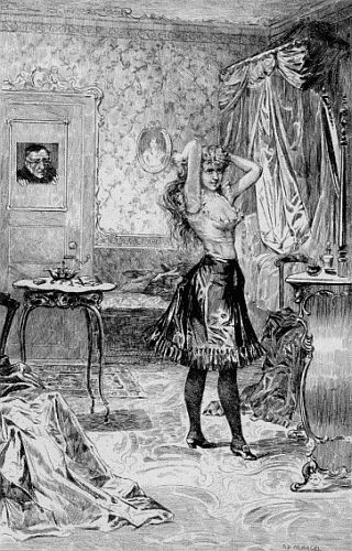 "'Cecily! Cecily!' Murmured a Voice"
Original Etching by Adrian Marcel