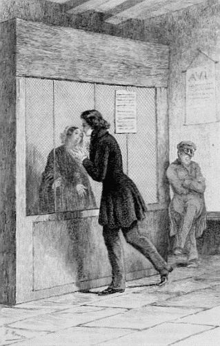 "Touched with His Lips through the Grating"
Original Etching by Mercier