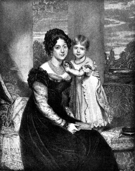 Her Royal Highness the Duchess of Kent and Princess
Victoria