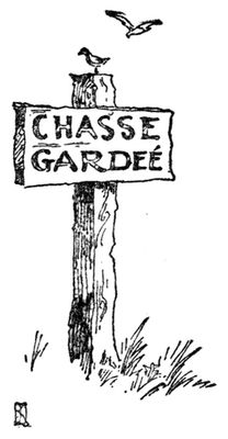 sign: CHASSE GARDEÃ