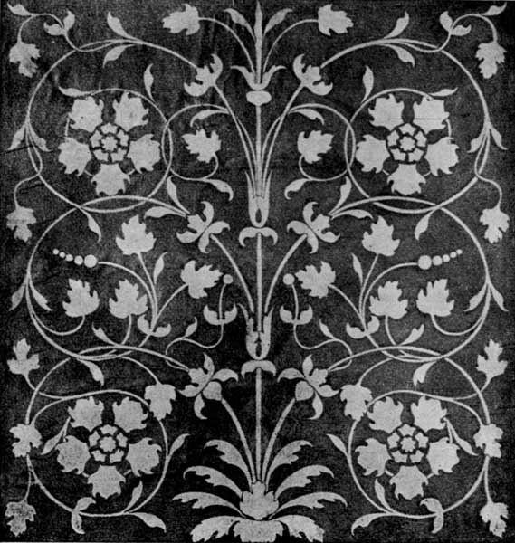 Plate 22.—Detail of Arabesques, lower seats, Certosa,
Pavia.