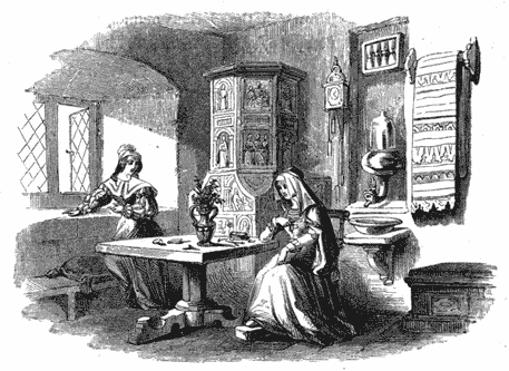 Fig. 255.—Apartment in the Garden of the Castle of
Nürnberg.