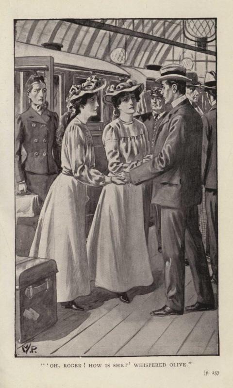 "'OH, ROGER! HOW IS SHE?' WHISPERED OLIVE."