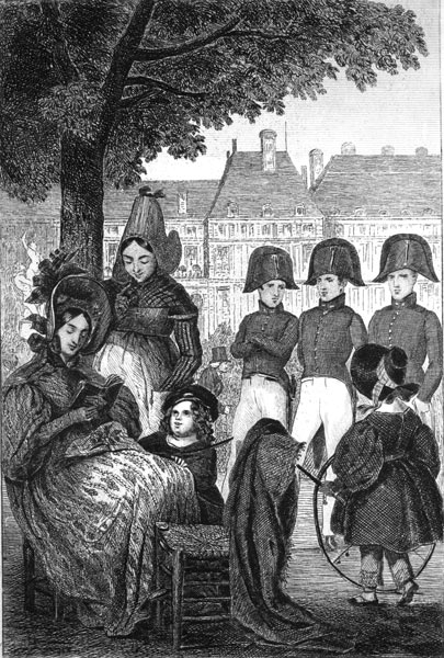 Tuileries' Gardens, on Sunday.