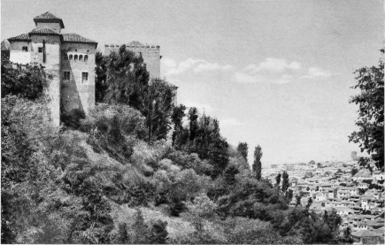 Torre del Mihrab and Granada.