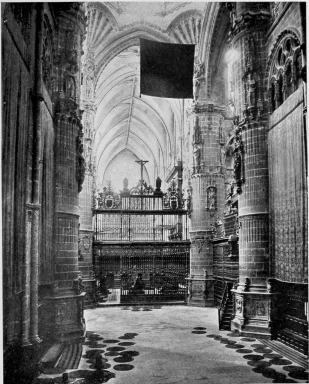 Photo Levy et Fils.

A VIEW OF THE INTERIOR OF THE CATHEDRAL AT BURGOS.