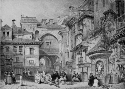 Image not available: A VIEW IN GRANADA.

Engraved by James B. Allen from a drawing by D. Roberts.