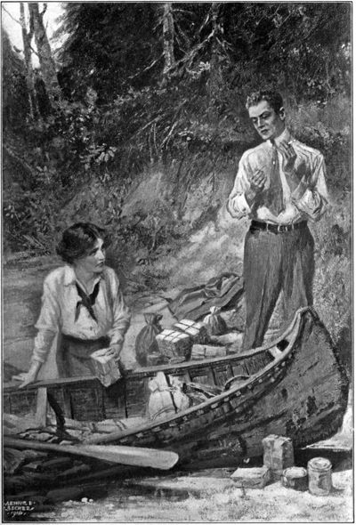 "Is it good?" she asked, when he had inhaled the first deep breath.