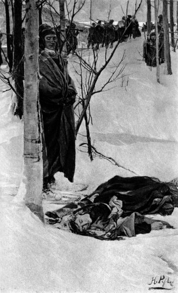 The Return from Deerfield.
Drawn by Howard Pyle.