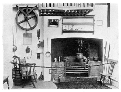 FIG. 41.—WELSH KITCHEN FIREPLACE.

(In the National Museum of Wales.)