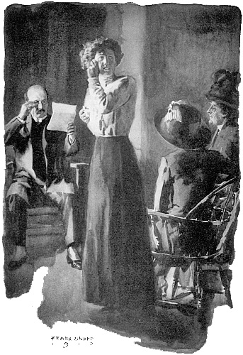 EDITH HAD SLOWLY RISEN FROM HER CHAIR, AND HER FACE WAS A
PICTURE OF HORRIFIED AMAZEMENT