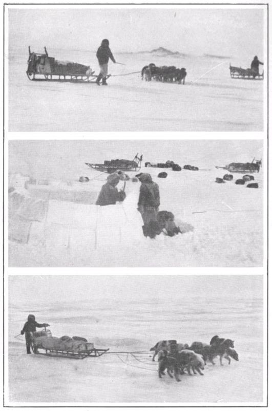 SWIFT PROGRESS OVER SMOOTH ICE

BUILDING AN IGLOO

A LIFELESS WORLD OF COLD AND ICE