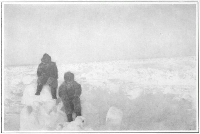 WITH EAGER EYES WE SEARCHED THE DUSKY PLAINS OF CRYSTAL, BUT THERE WAS NO LAND, NO
LIFE, TO RELIEVE THE PURPLE RUN OF DEATH