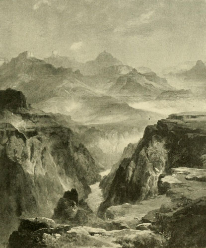 The Grand Canyon from
Bright Angel Trail.