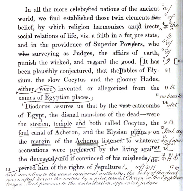 Image of a page
with proofreading marks