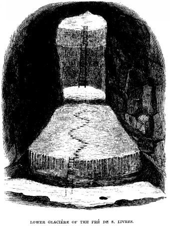 LOWER GLACIÈRE OF THE PRÉ DE
S. LIVRES.