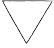 Triangle apex down
