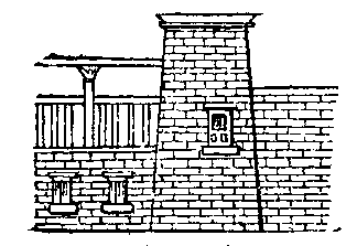 Fig 20.--Central pavilion of house, in form of tower,
second Theban period. 