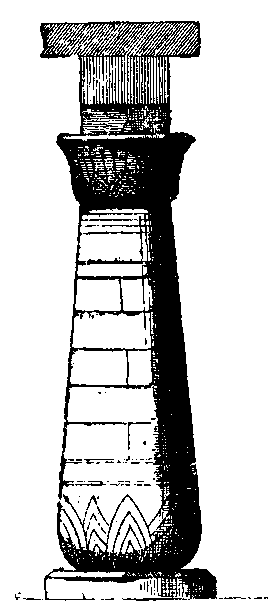 Fig 63.--Column with campaniform capital,
Ramesseum. 