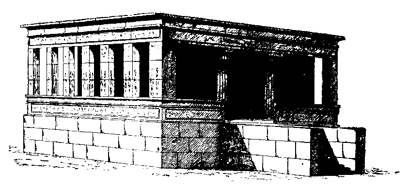 Fig 75.--South Temple of Amenhotep III. at
Elephantine. 