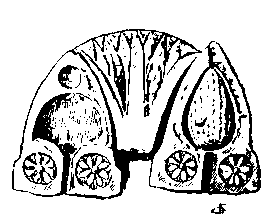 Fig 239.--Inlaid tiles, Tell el Yahûdeh. 