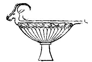 Fig 295.--Cruet of precious metal. Wall-painting, Eighteenth Dynasty.
