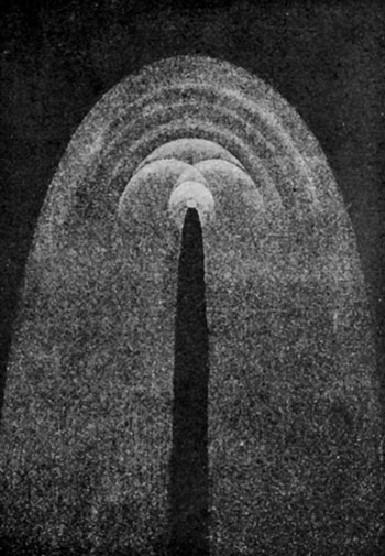 Fig. 106.—Head of Coggia's comet,
July 13, 1874.—Trouvelot.