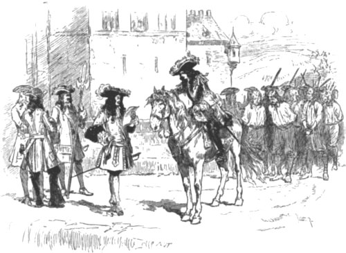 CAVALIER PERSONATING THE LIEUTENANT OF THE COUNT
BROGLIO.