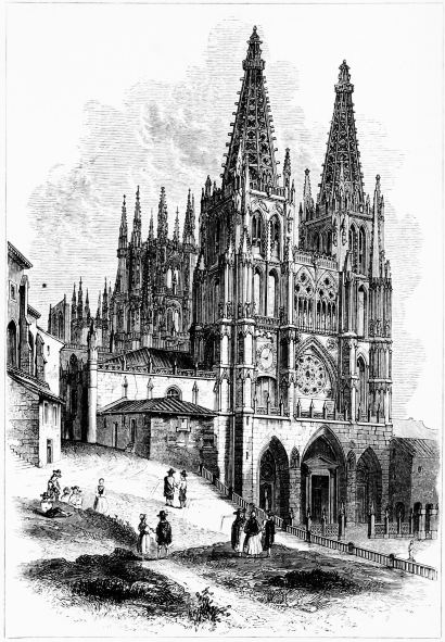No. 1.

BURGOS CATHEDRAL

P. 25

NORTH-WEST VIEW.