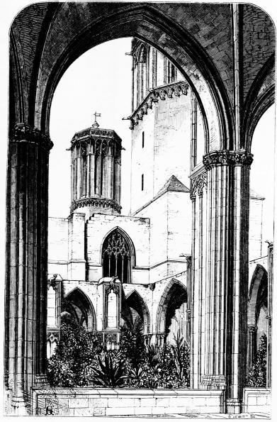 No. 38.

BARCELONA CATHEDRAL

VIEW OF THE STEEPLES FROM THE CLOISTER. p. 304