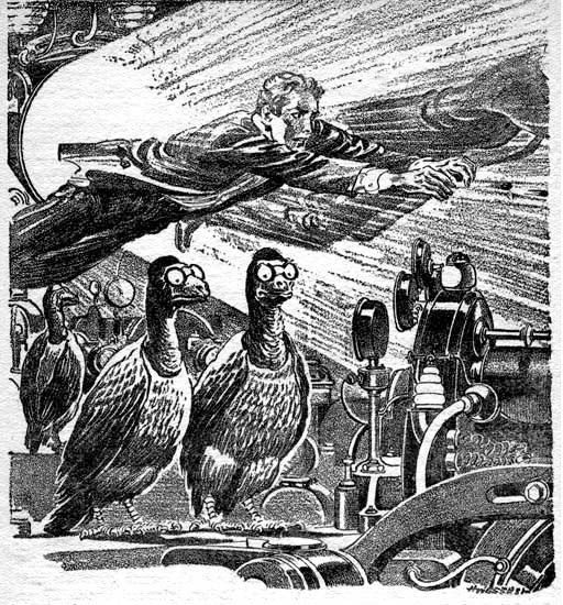 His clutching hands closed on something small and
hard.